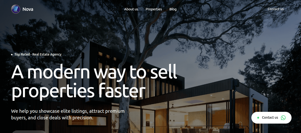 Nova Real Estate: Sargodha Property Platform with CMS & Leads Management